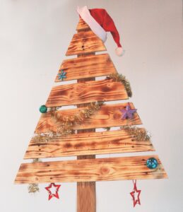 Reclaimed wood christmas tree
